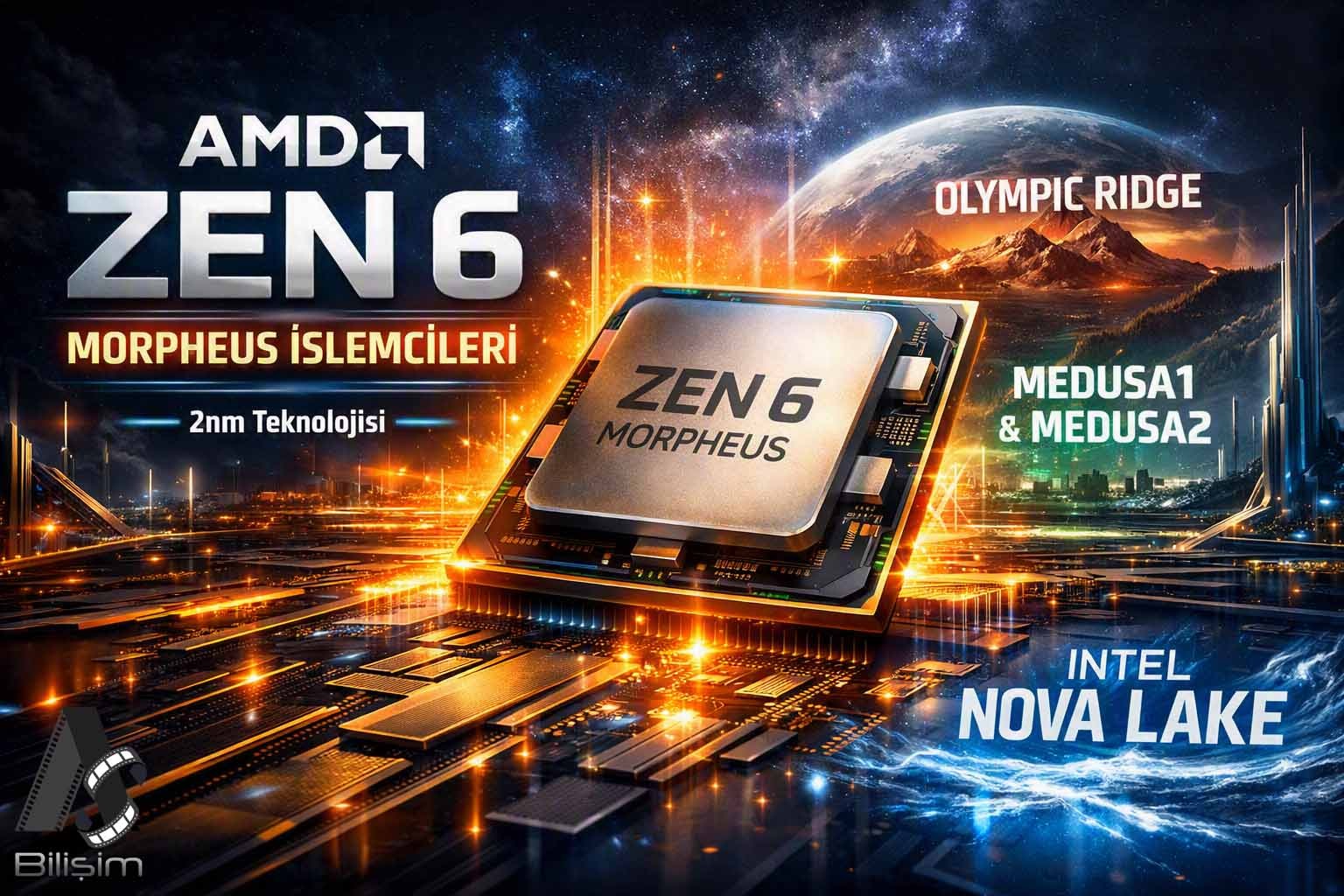 AMD Resmen Açıkladı: Karşınızda 2nm Zen 6 "Morpheus" İşlemciler!