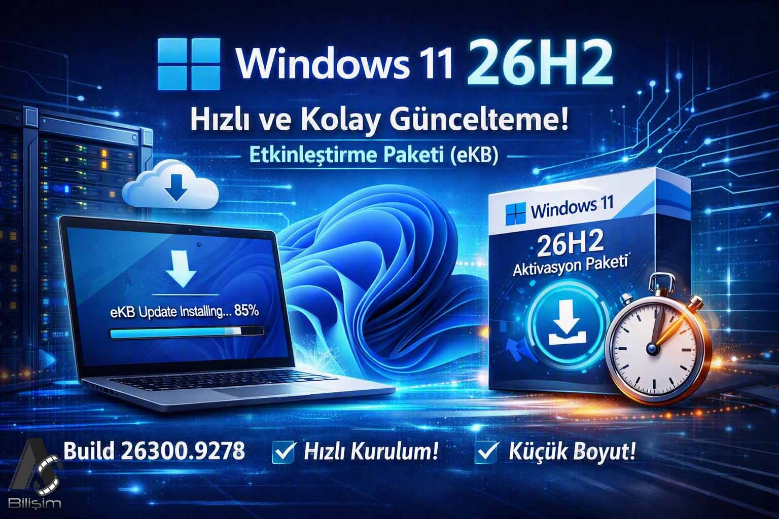 Windows 11 26H2 Çok Farklı Bir Yöntemle Geliyor!