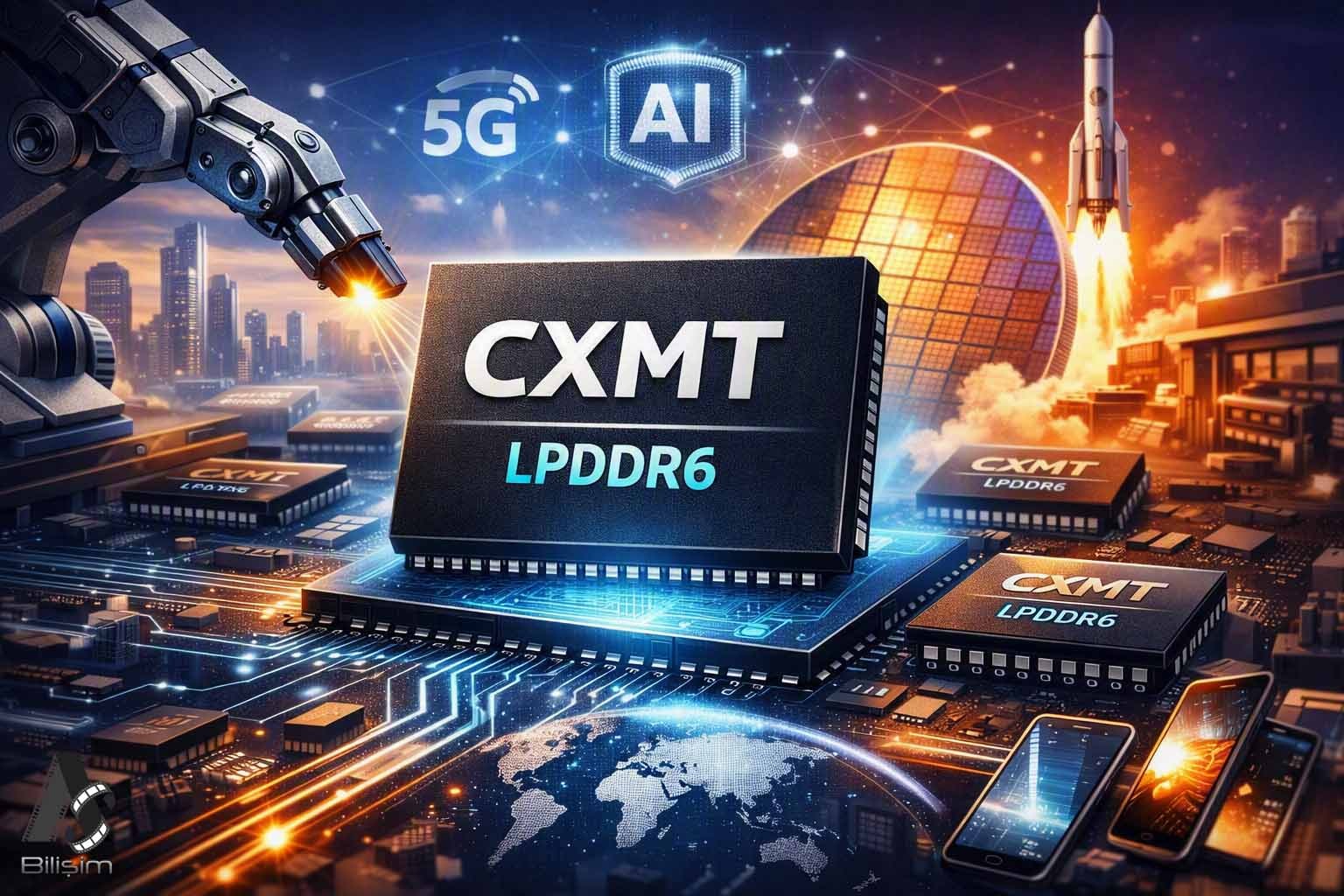 CXMT, LPDDR6 Belleklerin Seri Üretimine Resmen Başladı!