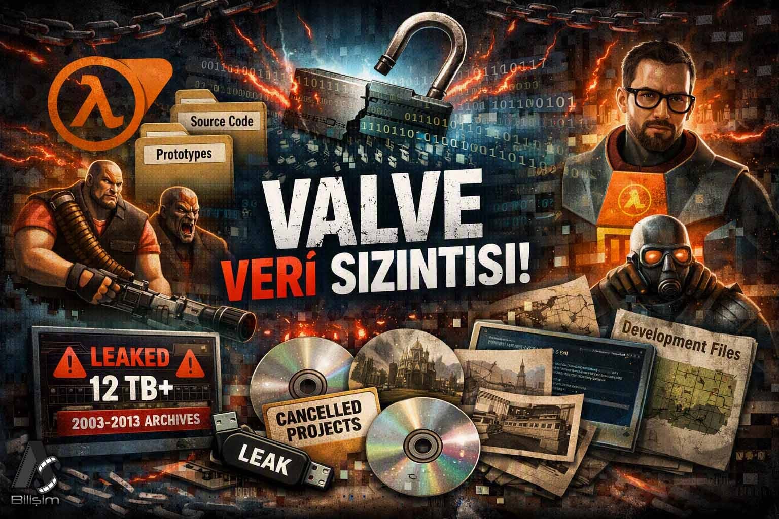 Steam Tarihinin En Büyük Sızıntısıyla Sarsıldı, Tam 12 Terabayt!