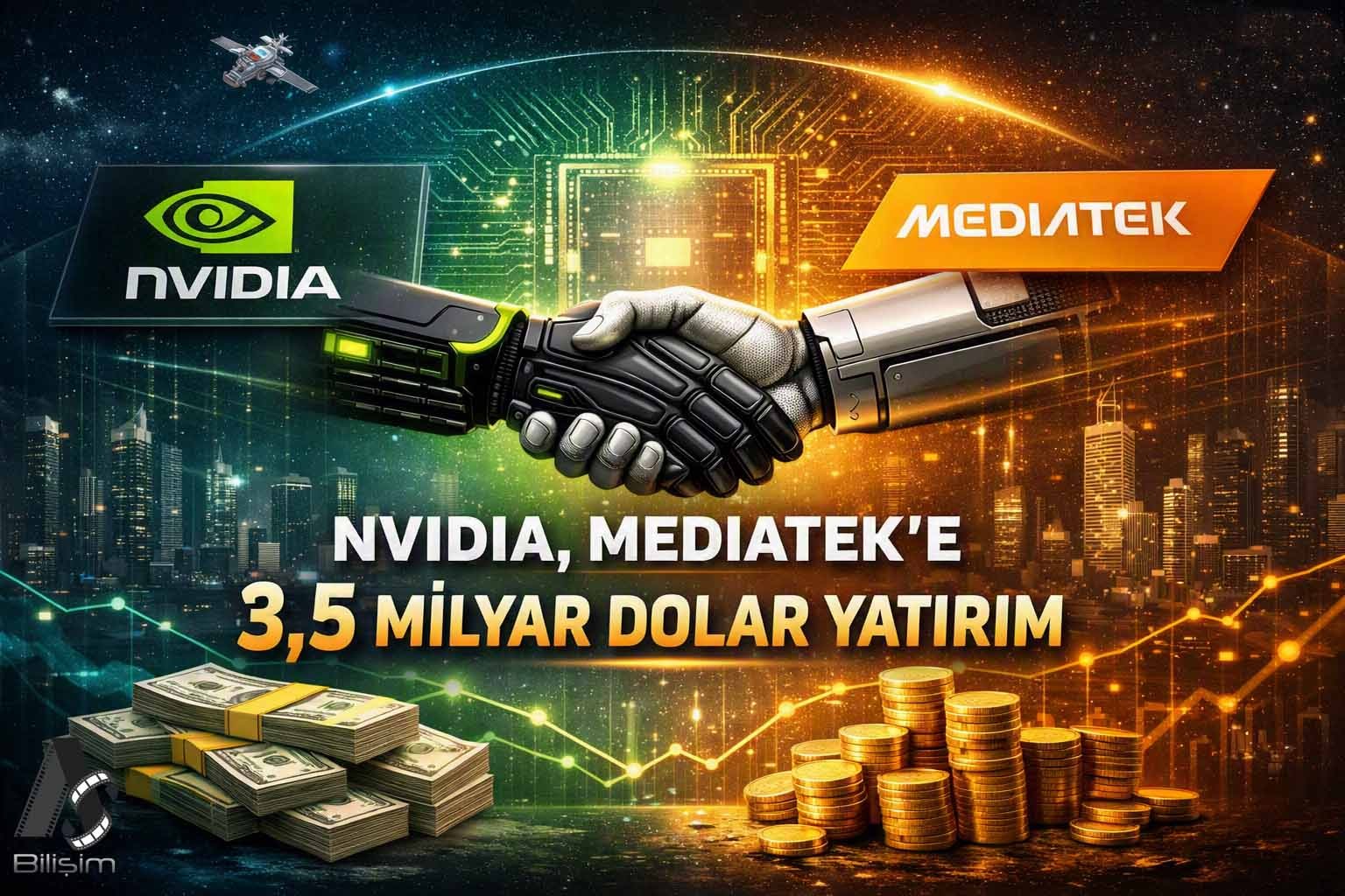 Nvidia, MediaTek'e 3,5 milyar dolar yatırım yaptı