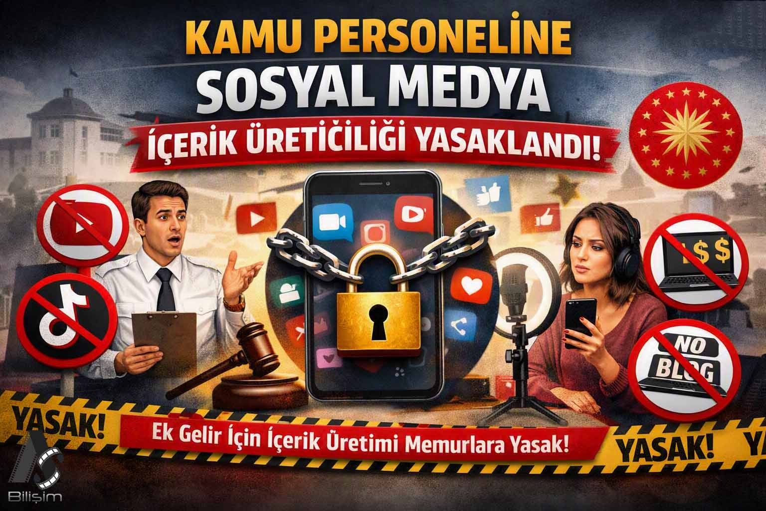 Kamu Personeline Sosyal Medyada İçerik Üreticiliği Yasaklandı!
