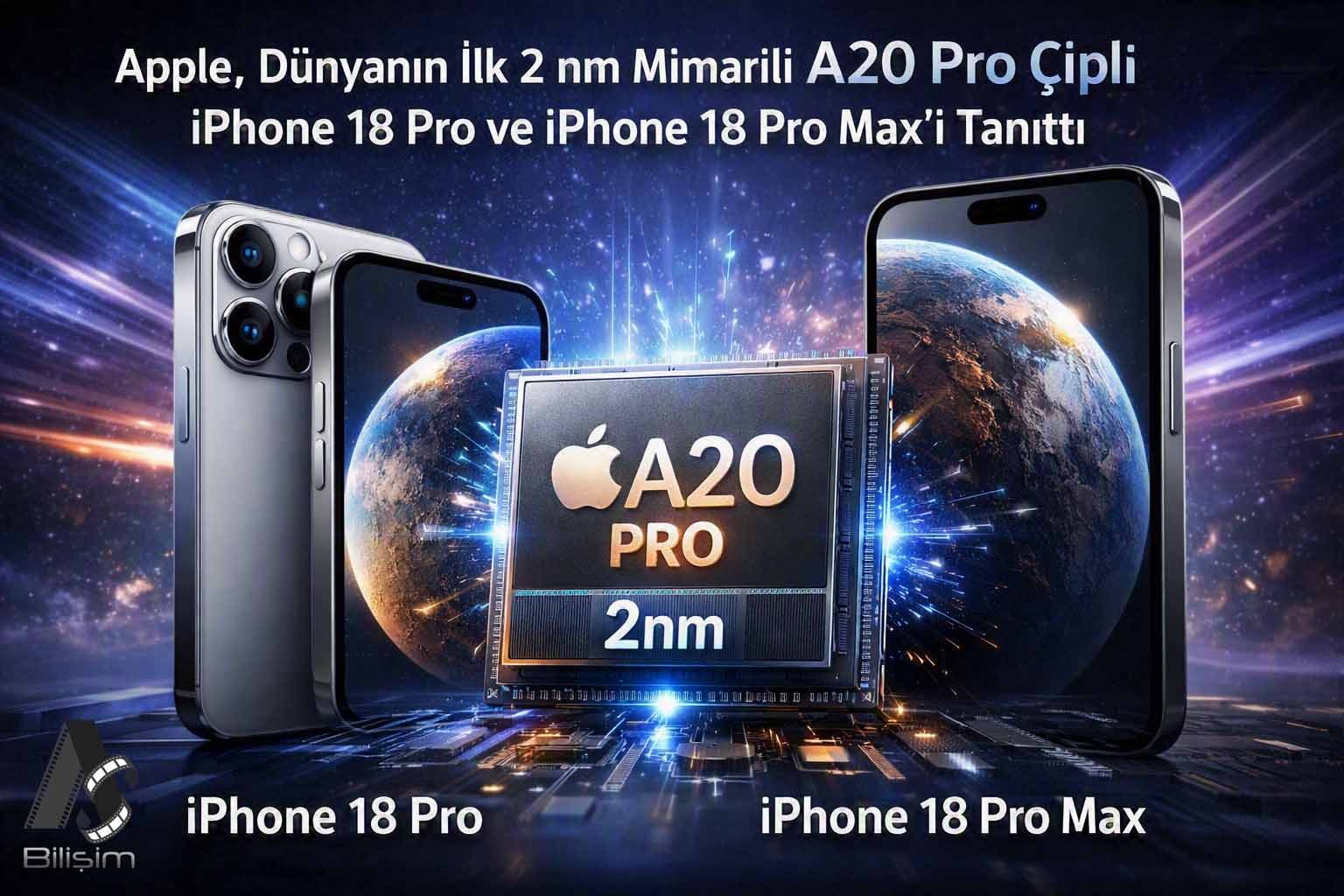 Dünyanın İlk 2 Nanometre Çipli Telefonu iPhone 18 Pro Serisi Resmen Tanıtıldı!