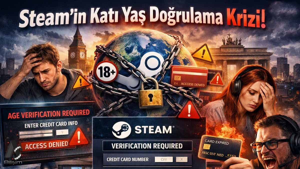 Steam’in Katı Yaş Doğrulama Politikası Küresel Kriz Yarattı
