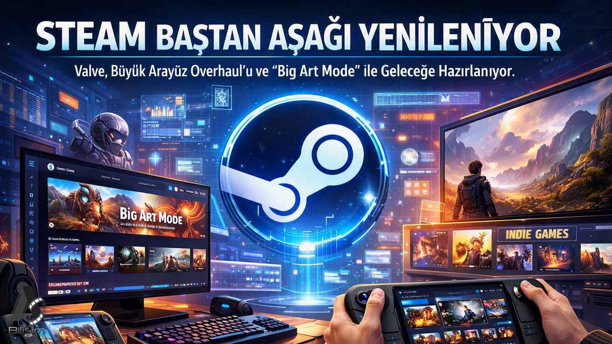 Steam Baştan Aşağı Yenileniyor; İşte Tüm Teknik Detaylar.