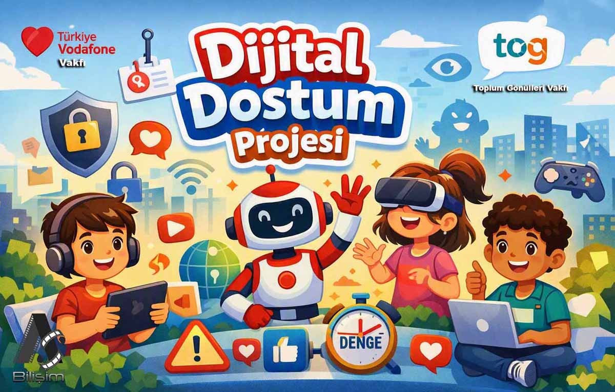 "Dijital Dostum" Projesi Başlıyor: 7 İlde 5 Bin Çocuğa Güvenli Dijital Yaşam Eğitimi!
