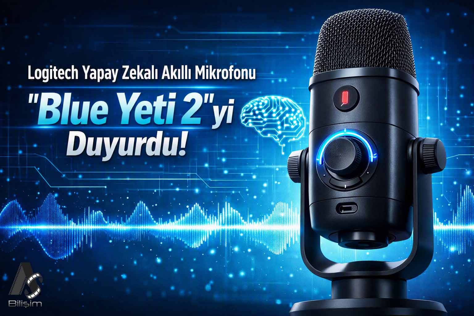 Logitech Yapay Zekalı Akıllı Mikrofonu "Blue Yeti 2"yi Duyurdu!