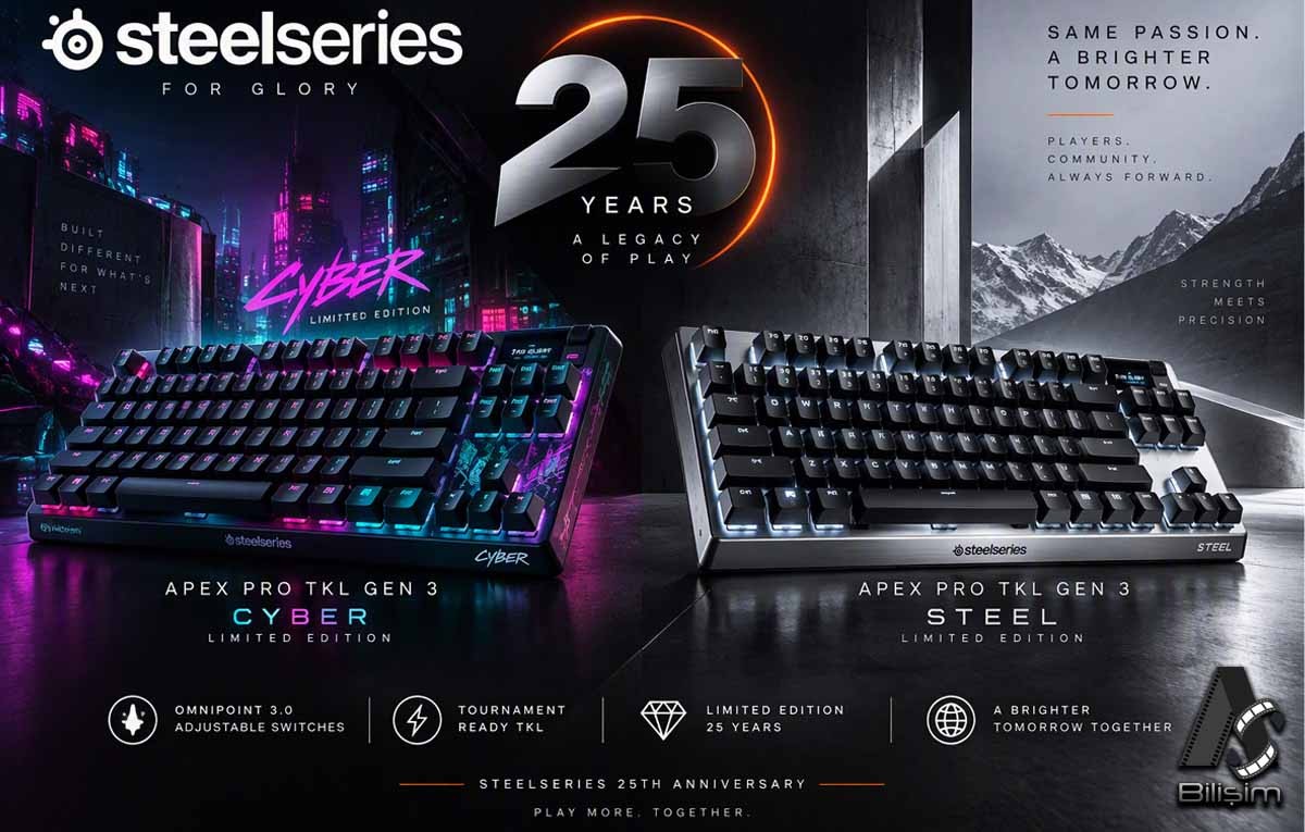 SteelSeries’ten Gizemli "Cyber ve Steel" Serisi Geldi!