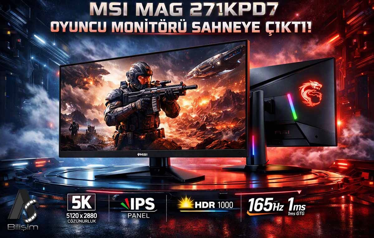 MSI’dan 5K Çözünürlüklü Yeni Oyuncu Monitörü Sahneye Çıktı!