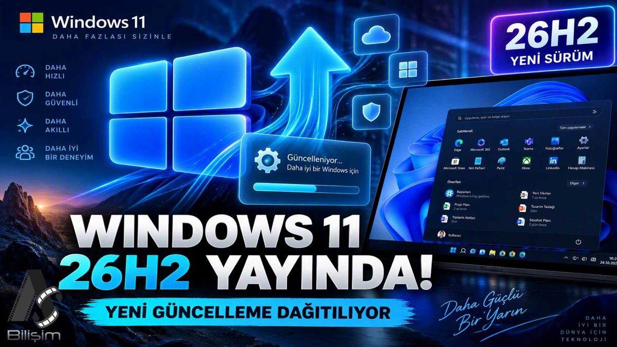 Windows 11 26H2 Güncellemesi Resmen Dağıtılmaya Başlandı!