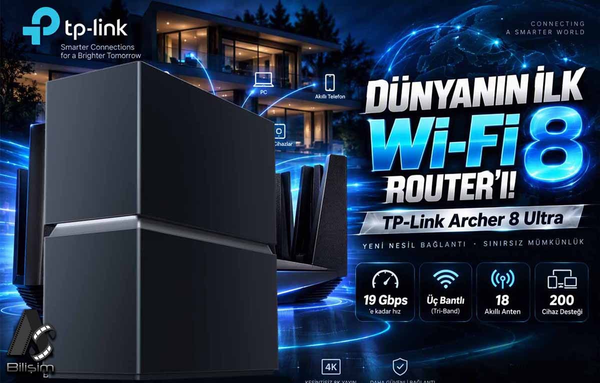TP-Link, Dünyanın İlk Wi-Fi 8 Yönlendiricisi Archer 8 Ultra'yı Satışa Sundu!
