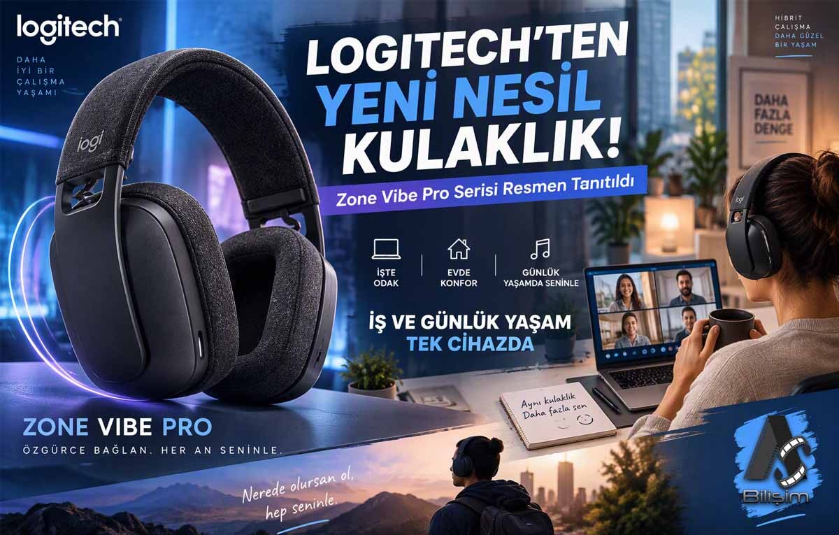 Logitech, Yapay Zekâ Destekli Zone Vibe Pro Serisini Tanıttı!