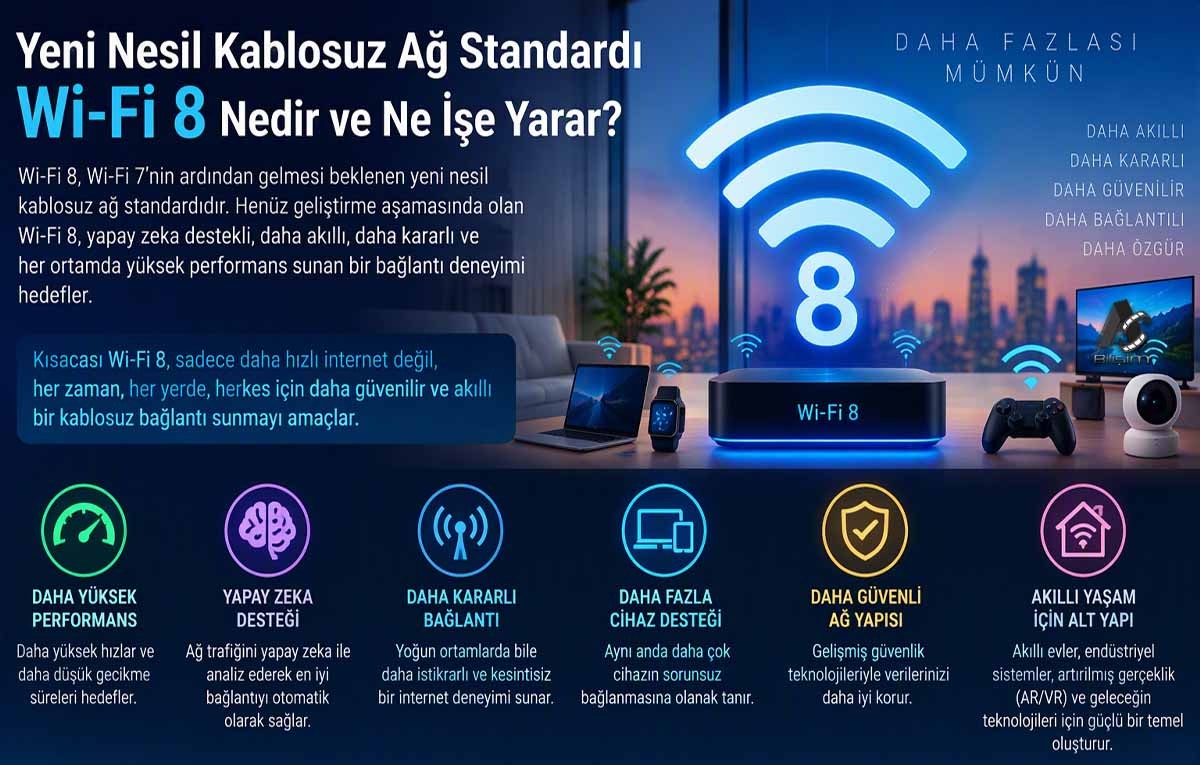 Yeni Nesil Kablosuz Ağ Standardı "Wi-Fi 8" Nedir ve Ne İşe Yarar?