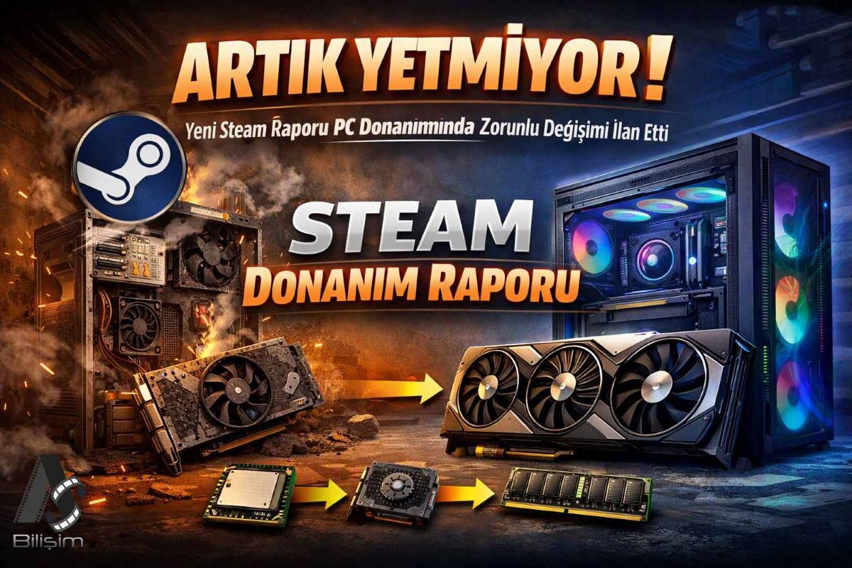 Artık Yetmiyor! Yeni Steam Raporu PC Donanımında Zorunlu Değişimi İlan Etti