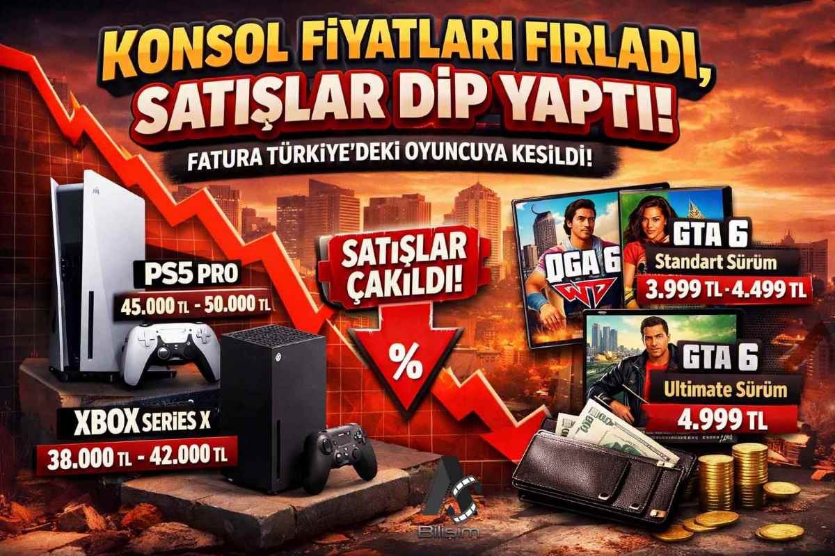 Konsol Fiyatları Fırladı, Satışlar Dip Yaptı, Fatura Türkiye’deki Oyuncuya Kesildi!