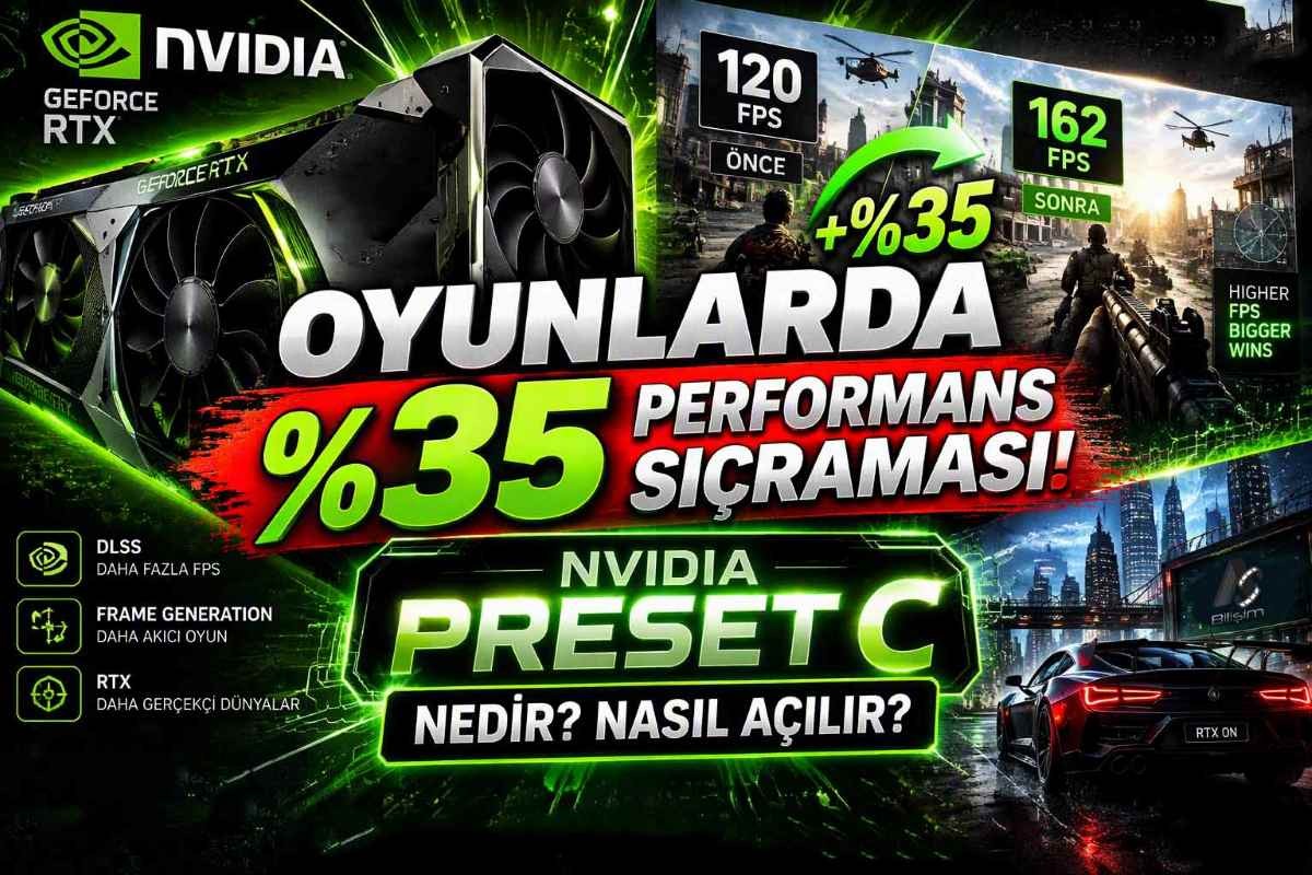 NVIDIA Tek Tuşla %35 Ekstra Kare Hızı Sunuyor!