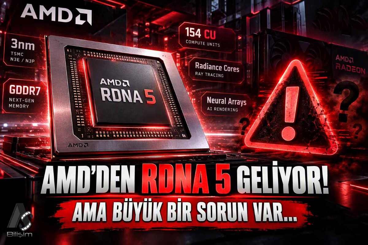 AMD’den RDNA 5 Mimarisi Geliyor Ama Bir Sorun Var...