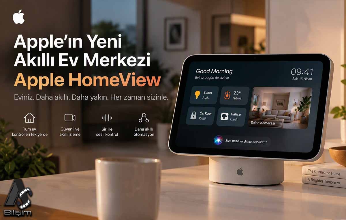 Apple’ın Yeni Akıllı Ev Merkezi Apple HomeView Tanıtıldı