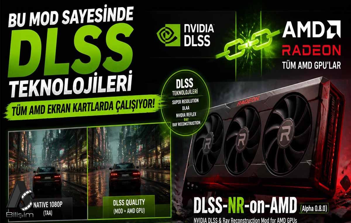Bu Mod Sayesinde DLSS Teknolojileri Tüm AMD Ekran Kartlarda Çalışıyor!