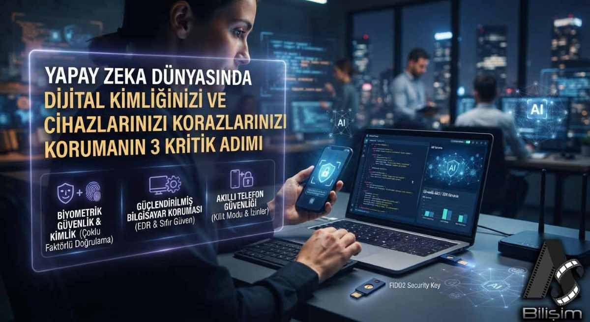 Yapay Zeka Dünyasında Dijital Kimliğinizi ve Cihazlarınızı Korumanın 3 Kritik Adımı