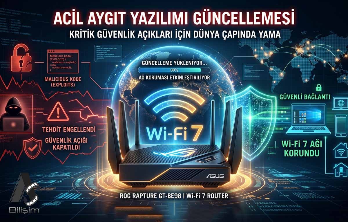ASUS’tan Acil Çağrı: En Yeni Yönlendiricilerde Büyük Açık!