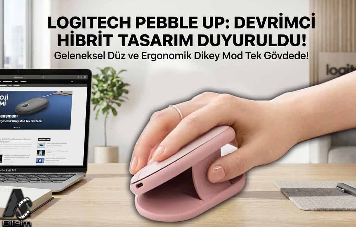 Hem Cebinize Hem Bileğinize Dost: İşte Şekil Değiştiren Logitech Pebble Up!