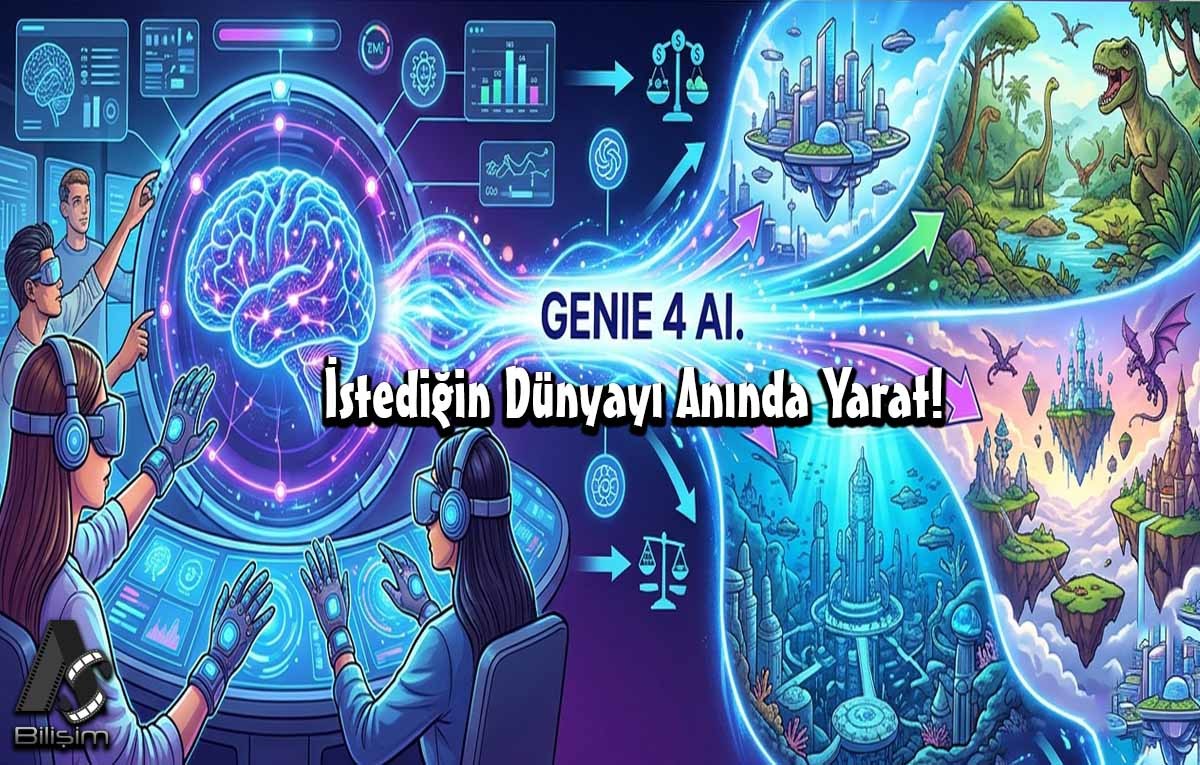 Google Genie 4 Tüm Dengeleri Değiştirecek, İstediğin Dünyayı Anında Yarat!