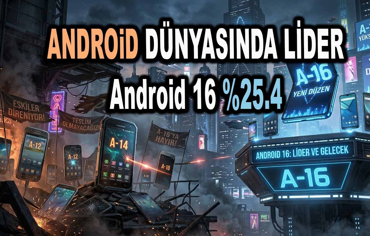 Android 16 Liderliğe Yükseldi, Eski Sürümler Direniyor!