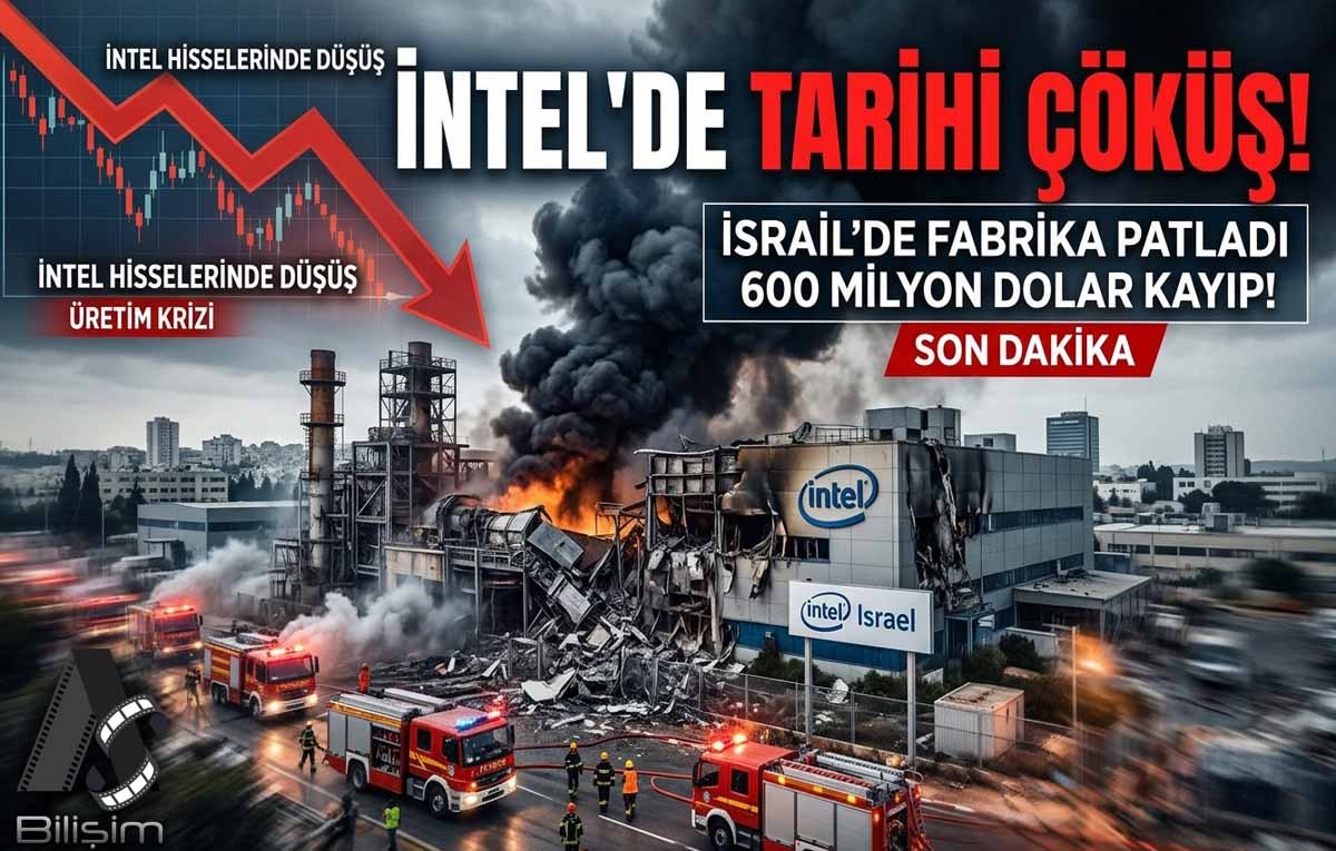 İntel’de Tarihi Çöküş! İsrail'de Fabrika Patladı 600 Milyon Dolar Kayıp!