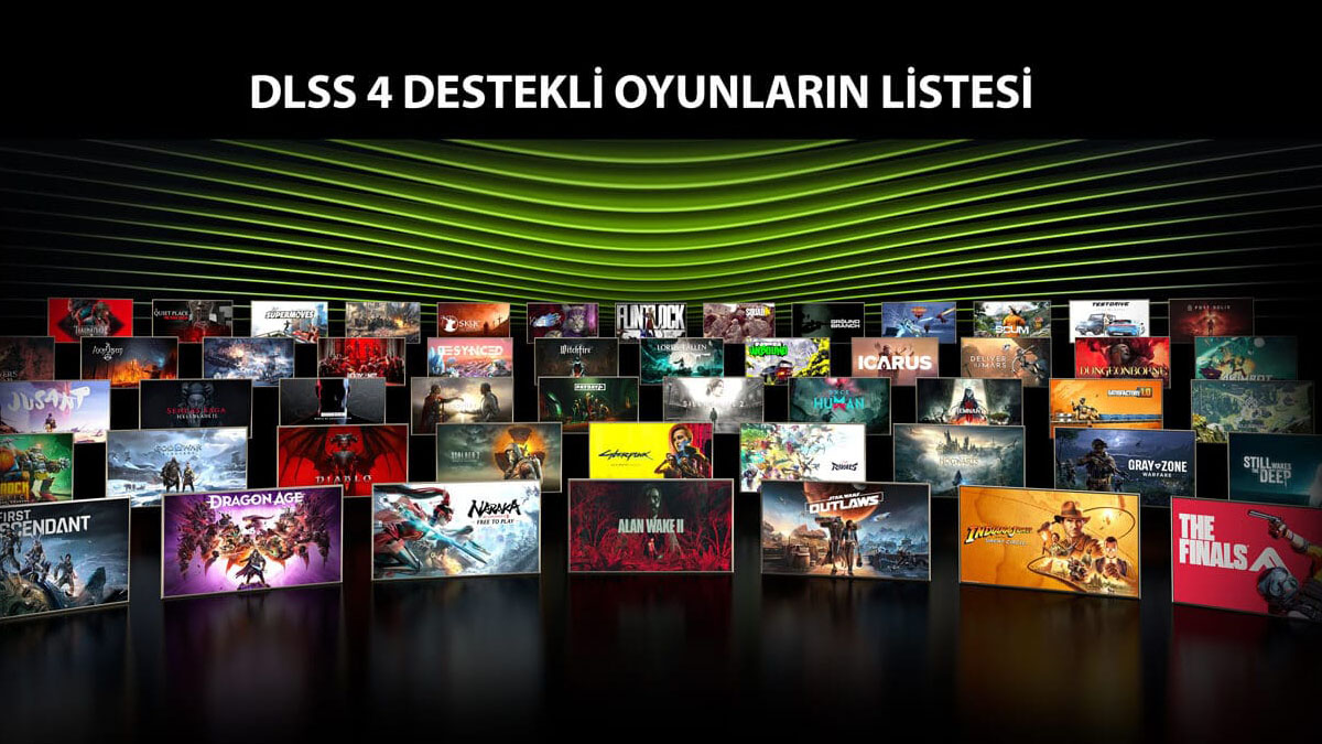 İşte DLSS 4 Desteği alacak olan Oyunlar.