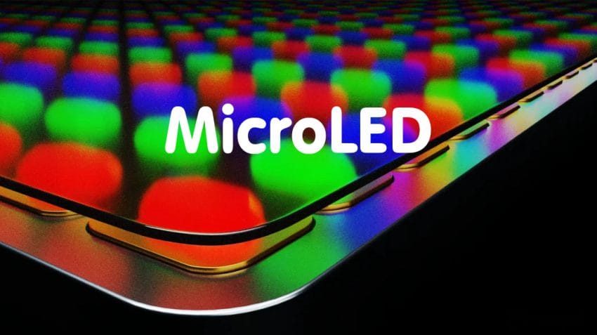 MicroLED ekrana sahip telefonların kullanımı çok yakın