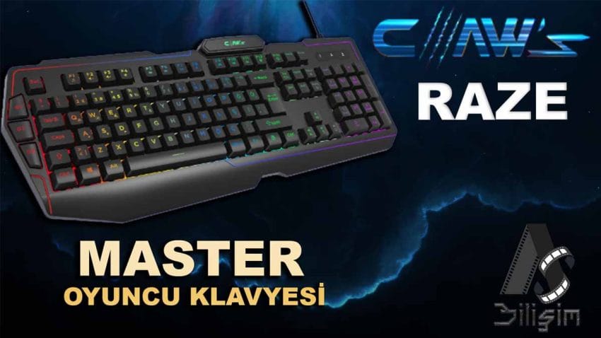 Uygun fiyatlı Oyuncu Klavyesi Claw’s Raze Master