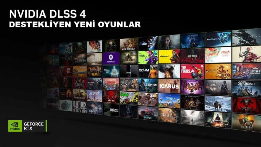 DLSS 4 Desteği Alan Yeni Oyunlar Açıklandı